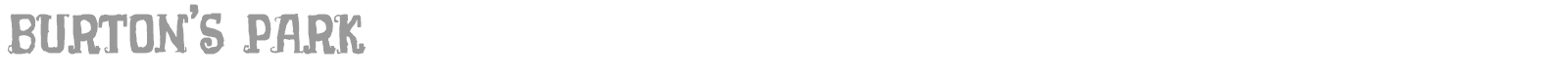 Burton's Park font preview